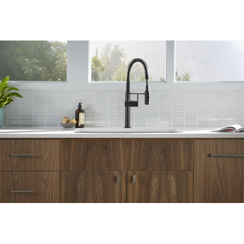 Kohler Crue Single Handle SemiProfessional PreRinse Kitchen Faucet